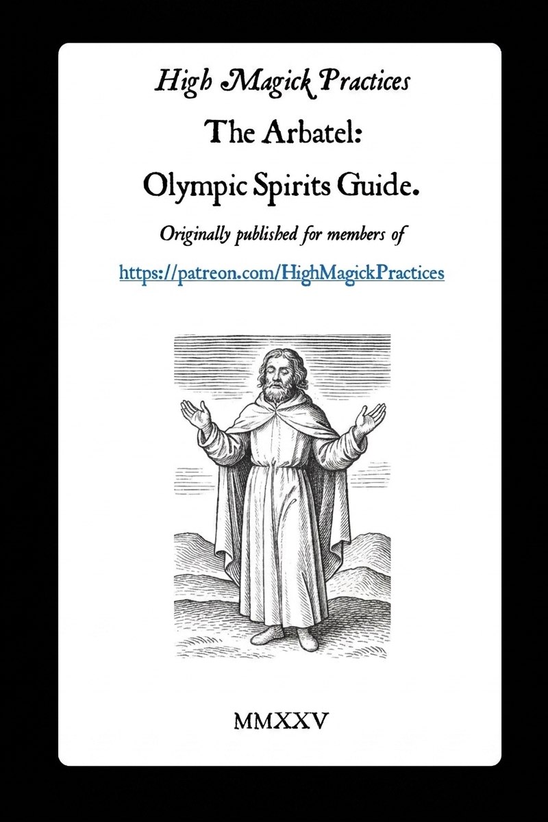 The Arbatel: Olympic Spirits cover