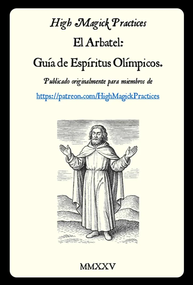 El Arbatel: Guía de Espíritus Olímpicos cover