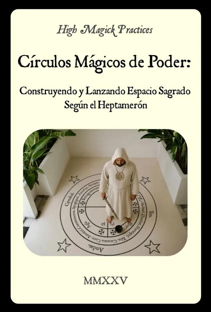 Círculos Mágicos de Poder: Construyendo y Lanzando Espacio Sagrado Según el Heptamerón cover