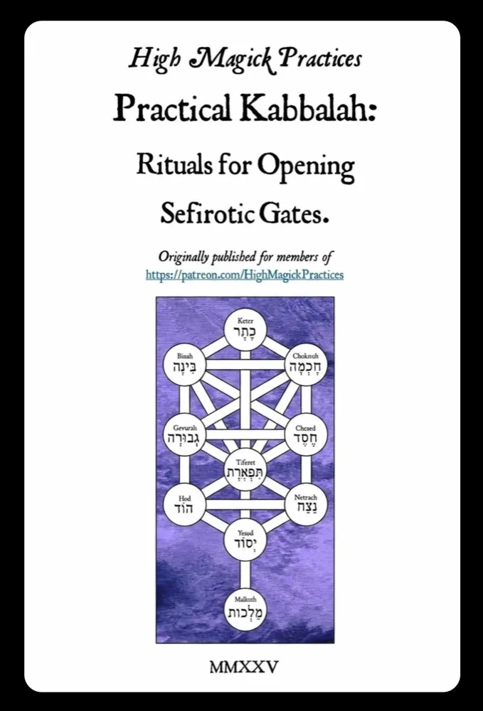 Practical Kabbalah: Rituals for Opening Sefirotic Gates cover