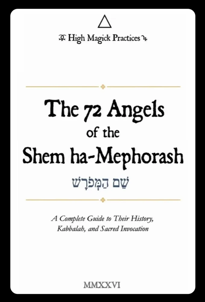 The 72 Angels Shem ha-Mephorash cover