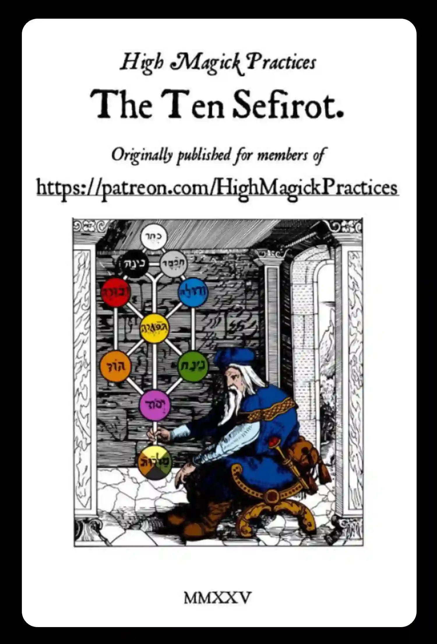 The Ten Sefirot cover